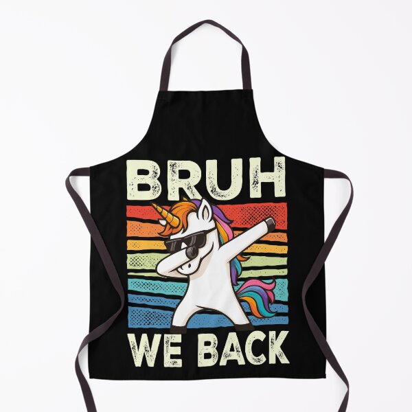 Item preview, Bruh We Back Dabbing Unicorn Rainbow designed and sold by CreativeNewDesigns.