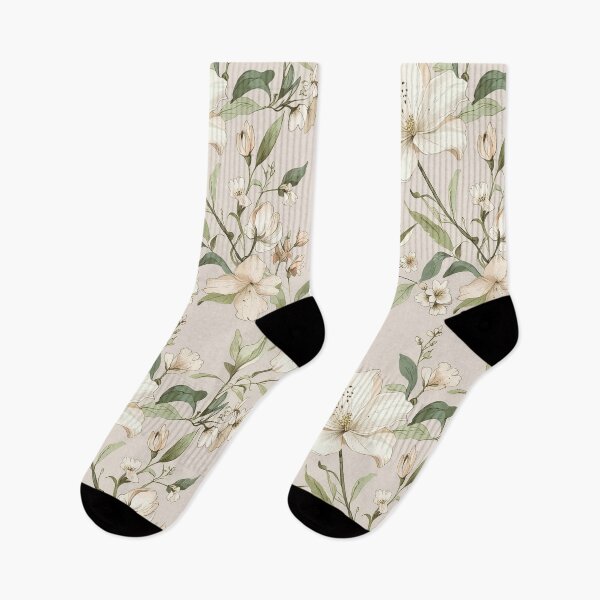 Item preview, Beige Floral Pattern designed and sold by CoolPixels.
