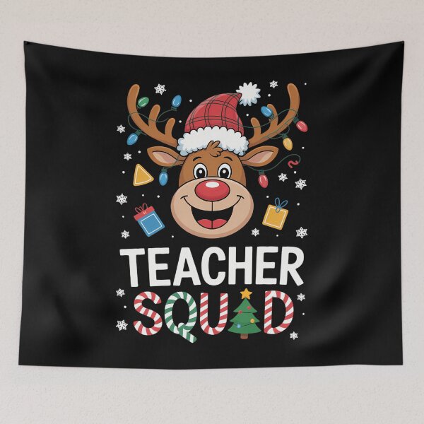 Item preview, Teacher Christmas funny teachers squad reindeer Xmas designed and sold by aidenpier.