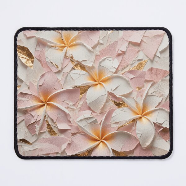 Item preview, Warm Abstract Garden Radiance White Hawaiian Flower designed and sold by Star3NowForMe.