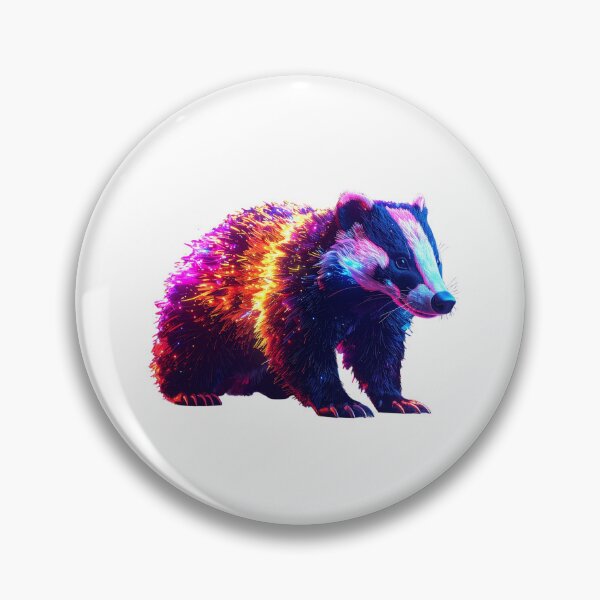 Item preview, Wonderful Cute Badger designed and sold by GloriousArtSKD.