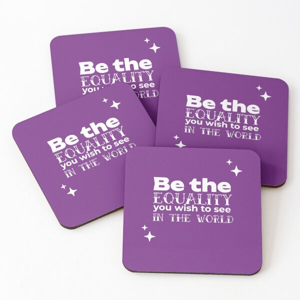 Item preview, Be the EQUALITY you wish to see in the world  - (VIOLET) designed and sold by WheelieGdArt.