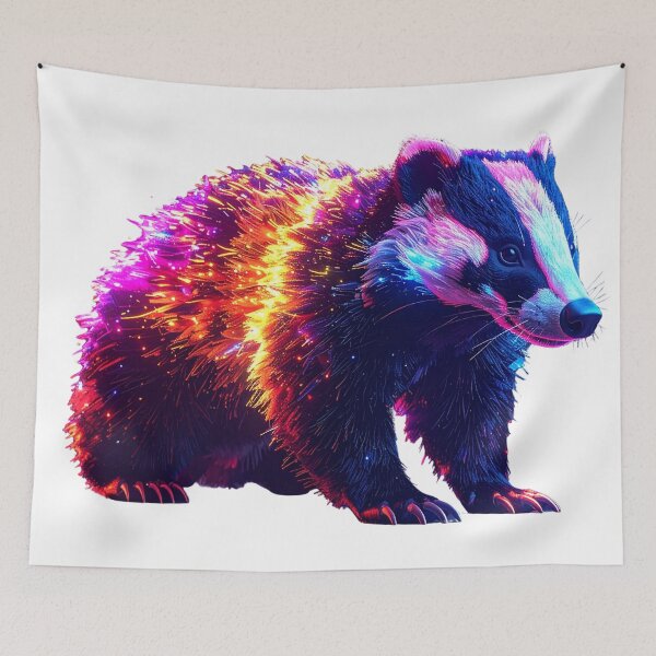 Item preview, Wonderful Cute Badger designed and sold by GloriousArtSKD.