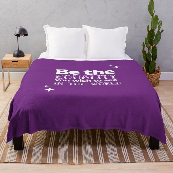 Item preview, Be the EQUALITY you wish to see in the world  - (VIOLET) designed and sold by WheelieGdArt.