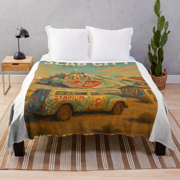 Item preview, Slab City California – Salvation Mountain and Colorful Van Scene designed and sold by Places On Earth.