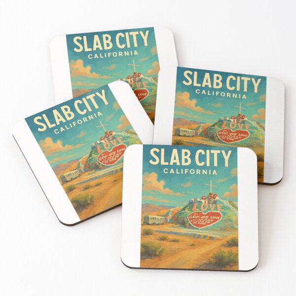 Item preview, Salvation Mountain and Bus in Slab City, California designed and sold by Places On Earth.