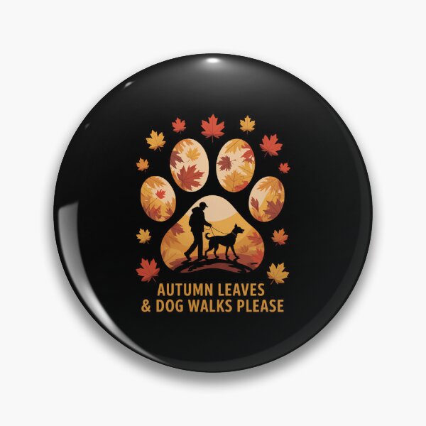 Item preview, Autumn Dog Paw Fall Dog Lovers Cute designed and sold by aidenpier.