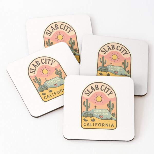 Item preview, Salvation Mountain Badge Sticker – Slab City, California designed and sold by Places On Earth.