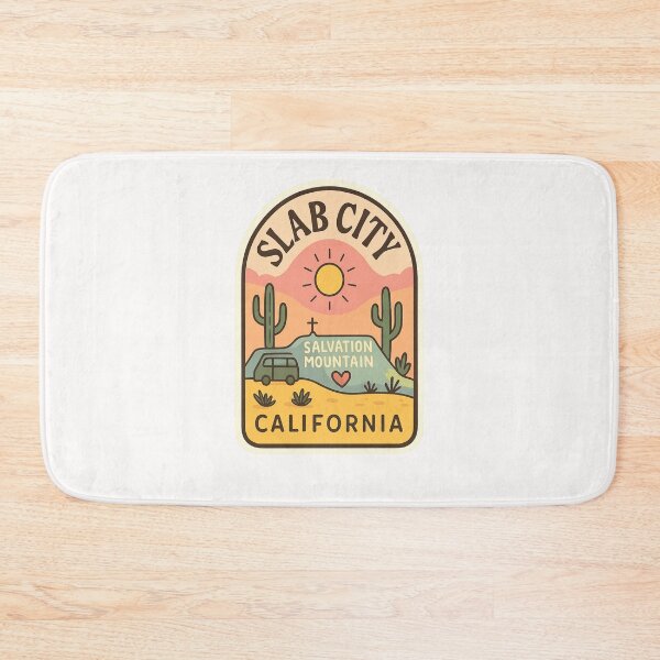 Item preview, Salvation Mountain Badge Sticker – Slab City, California designed and sold by Places On Earth.