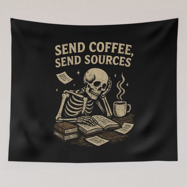 Item preview, Academic Writing - Send Coffee Send Sources  designed and sold by DemureArtsy.