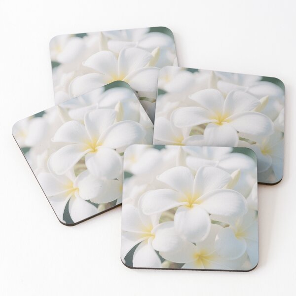 Item preview, Pure White Hawaiian Plumeria in Soft Sunlight Flower designed and sold by Star3NowForMe.