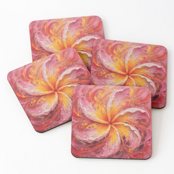 Item preview, Tropical Color Burst Expression White Hawaiian Flower designed and sold by Star3NowForMe.