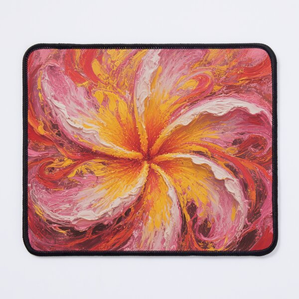 Item preview, Tropical Color Burst Expression White Hawaiian Flower designed and sold by Star3NowForMe.