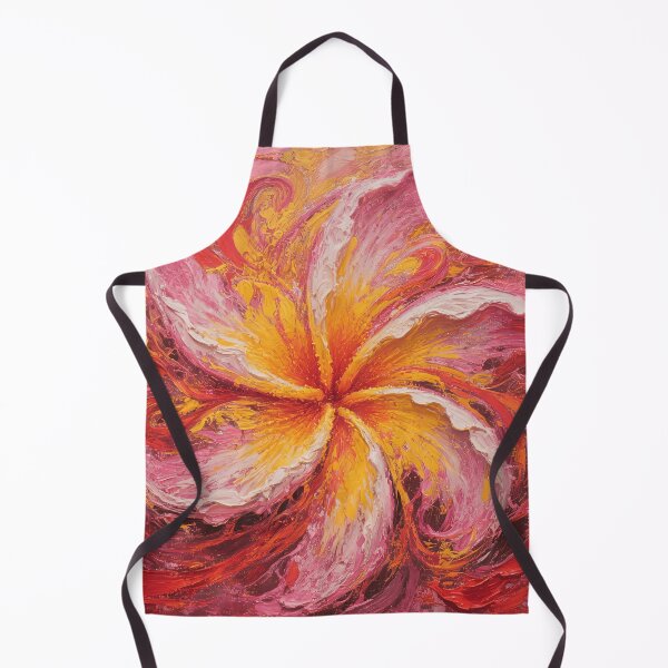 Item preview, Tropical Color Burst Expression White Hawaiian Flower designed and sold by Star3NowForMe.