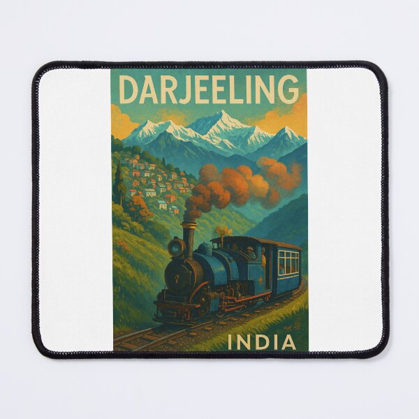 Item preview, Darjeeling Toy Train with Himalayan Peaks – India Mountain Railway designed and sold by Places On Earth.