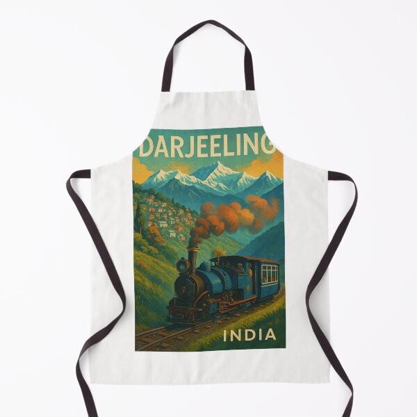 Item preview, Darjeeling Toy Train with Himalayan Peaks – India Mountain Railway designed and sold by Places On Earth.