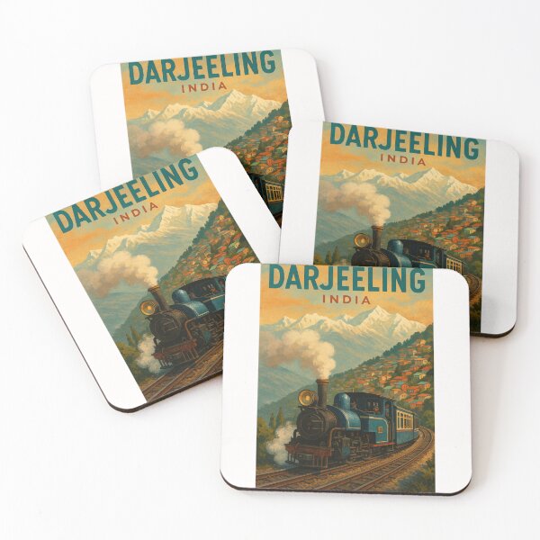 Item preview, Darjeeling Himalayan Railway with Toy Train and Mountain View – India designed and sold by Places On Earth.