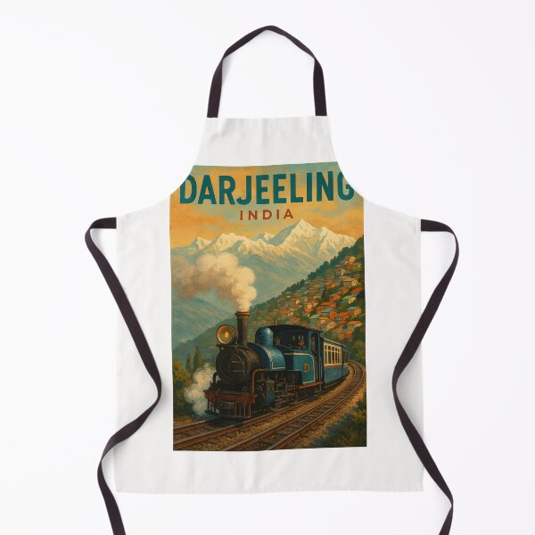 Item preview, Darjeeling Himalayan Railway with Toy Train and Mountain View – India designed and sold by Places On Earth.