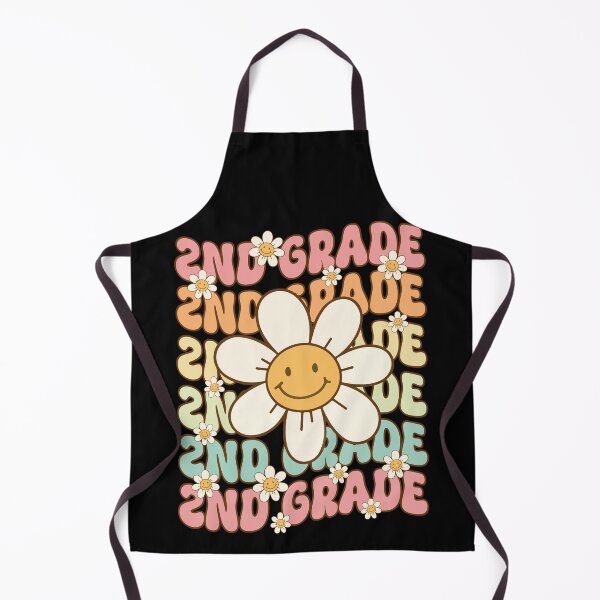 Item preview, 2nd Grade Retro Smiley Flower designed and sold by CreativeNewDesigns.