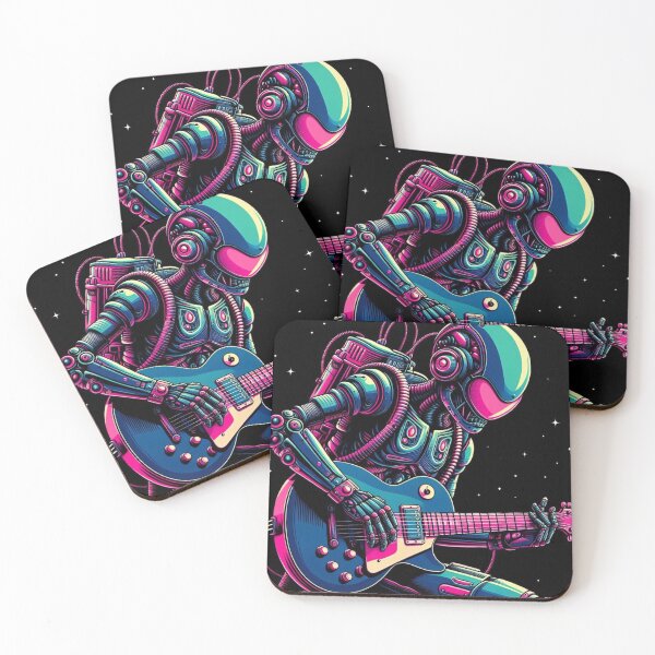 Item preview, Futuristik alien playing guitar  designed and sold by Dogandesighn.