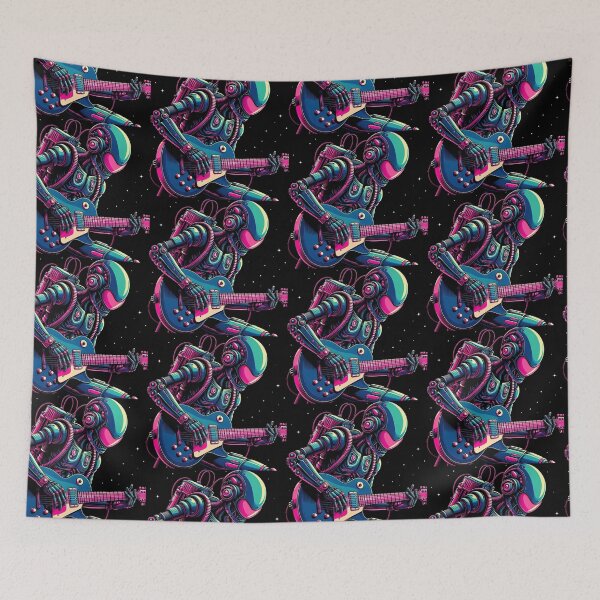 Item preview, Futuristik alien playing guitar  designed and sold by Dogandesighn.