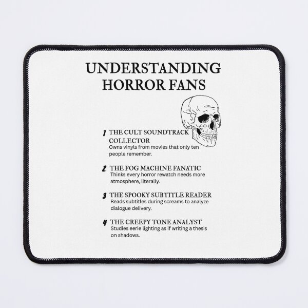 Item preview, Understanding Horror Fans – For Fans of Classic Frights designed and sold by PsyFlow35.
