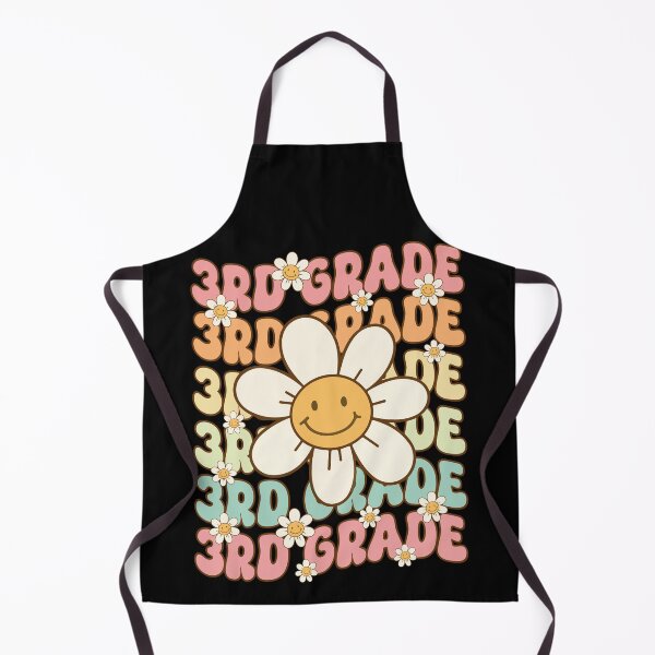 Item preview, 3rd Grade Retro Smiley Flower designed and sold by CreativeNewDesigns.