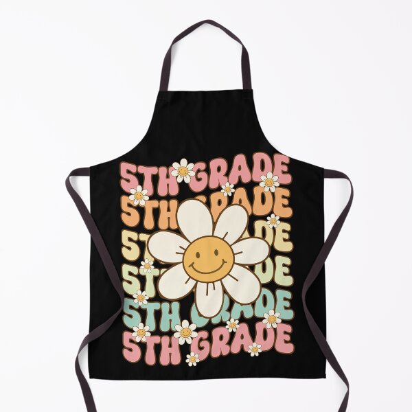 Item preview, 5th Grade Retro Flower designed and sold by CreativeNewDesigns.