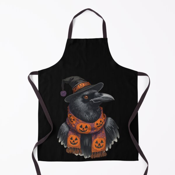 Item preview, halloween vibes spooky raven with a hat designed and sold by vespira-motion.