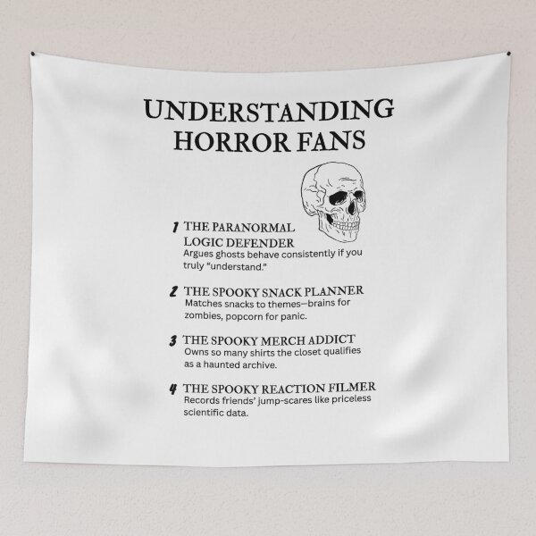 Item preview, Understanding Horror Fans – The Enthusiast’s Edition designed and sold by PsyFlow35.