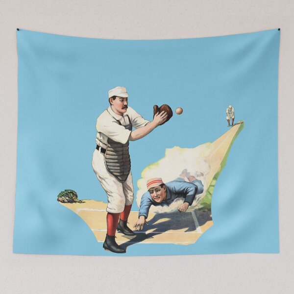 Item preview, 1897 - Baseball - Cincinnati - New York - The Strobridge Lithograph Co | Players Catcher - Batter / Runner - 3rd Baseman | No Background - LB2411 designed and sold by WheelieGdArt.