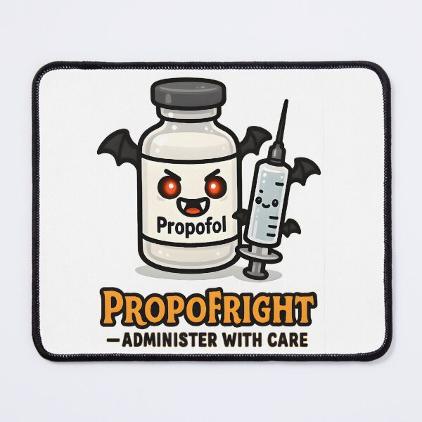 Item preview, Propofright — Administer with Care | Funny Veterinary Anesthesia Halloween Design designed and sold by Bettybee00.