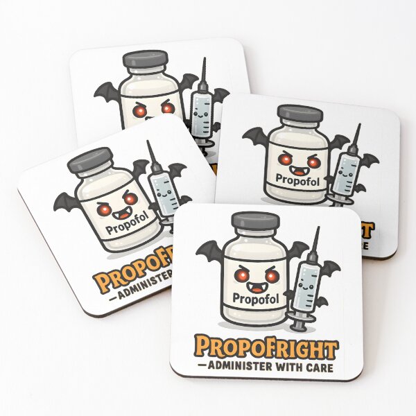 Item preview, Propofright — Administer with Care | Funny Veterinary Anesthesia Halloween Design designed and sold by Bettybee00.