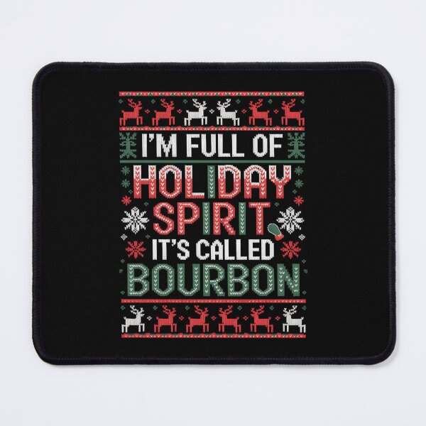Item preview, Christmas Drinking Funny Bourbon Holiday Party designed and sold by tearbytea.