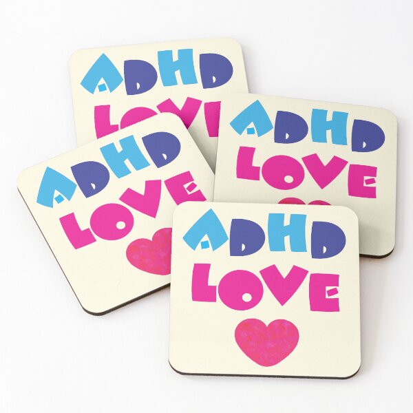 Item preview, ADHD Love, Attention Deficit Hyperactivity Disorder designed and sold by CharlottePlaceArt.