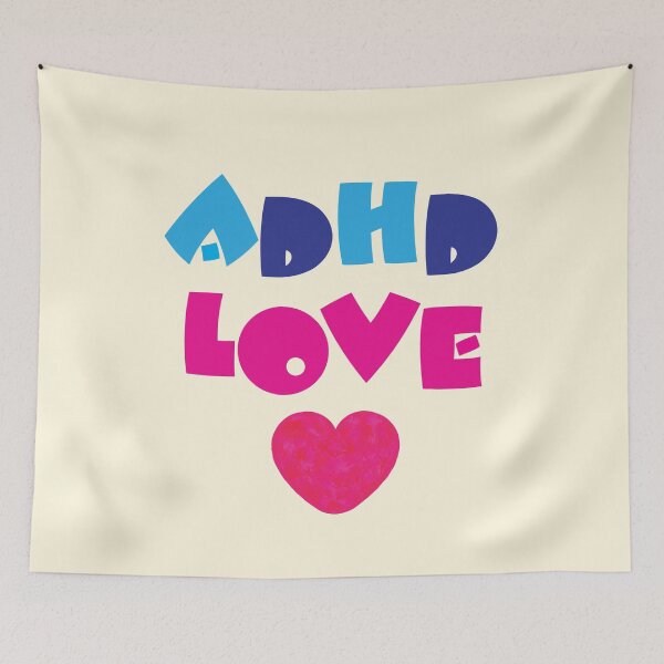 Item preview, ADHD Love, Attention Deficit Hyperactivity Disorder designed and sold by CharlottePlaceArt.
