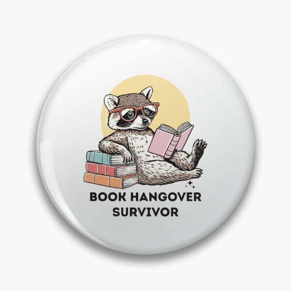 Item preview, Book Hangover Survivor Raccoon designed and sold by berwies.
