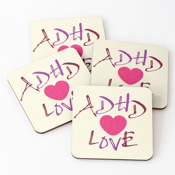 Item preview, ADHD Love, Attention Deficit Hyperactivity Disorder designed and sold by CharlottePlaceArt.