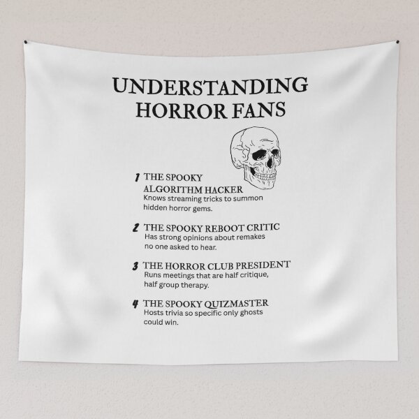 Item preview, Understanding Horror Fans – Slasher, Screams, and Sarcasm designed and sold by PsyFlow35.