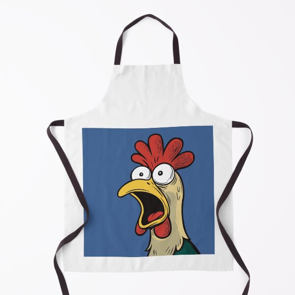 Item preview, Shocked Rooster – Funny Cartoon Chicken Expression designed and sold by PolyakovaKris.