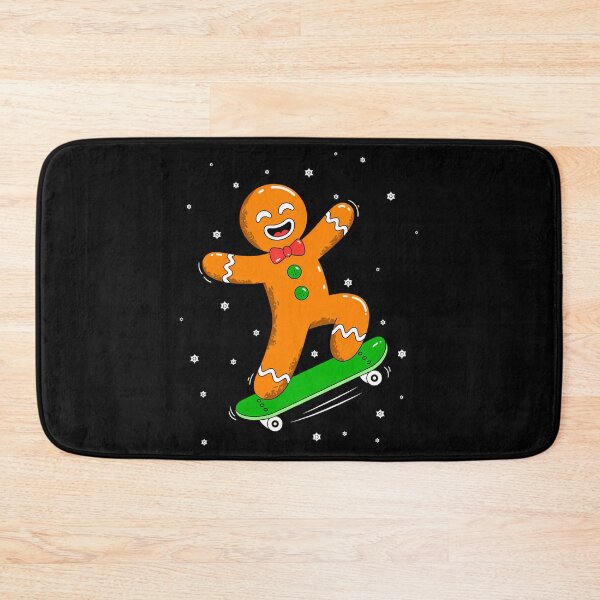 Item preview, Christmas Gingerbread Skateboard Xmas designed and sold by tearbytea.