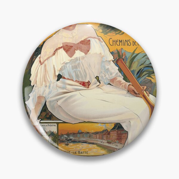 Item preview, Vintage Art Nouveau Poster | Exposition Universelle 1905 | Liège Belgium | Elegant Woman & Tennis | Travel  Leisure Decor designed and sold by artofuniverse.