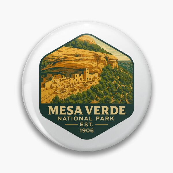 Item preview, Mesa Verde National Park Colorado Retro Sticker designed and sold by Ismeal Von.