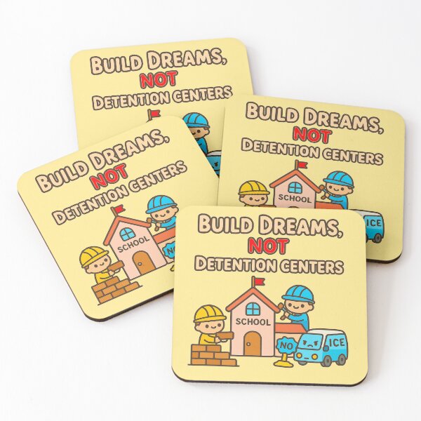 Item preview, Build Dreams, Not Detention Centers designed and sold by WheelieGdArt.