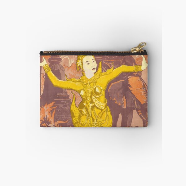 Item preview, Vintage French Indochina Travel Poster | Cambodia Art | Phnom Penh Cambodia Decor | Exotic Colonial Era Print & History designed and sold by artofuniverse.
