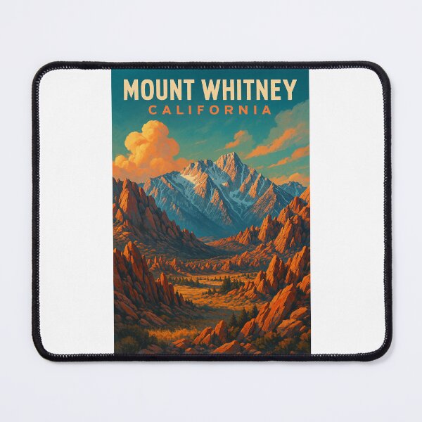 Item preview, Majestic Mount Whitney Overlooking California’s Rugged Peaks designed and sold by Places On Earth.