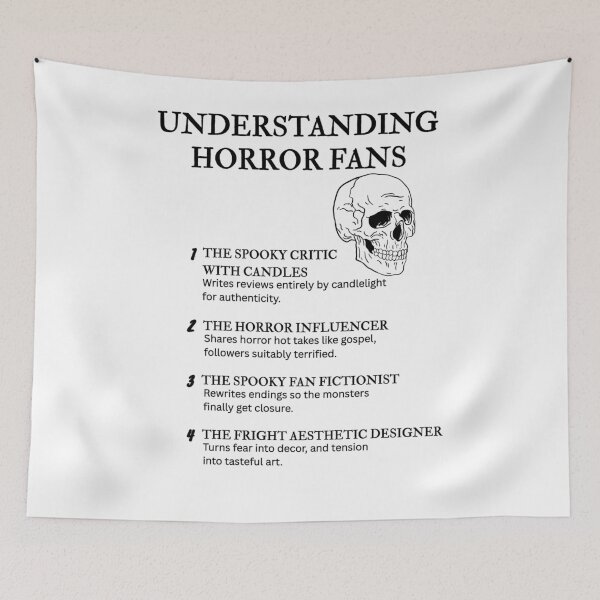 Item preview, Funny Horror Quotes – Understanding Horror Fans Collection designed and sold by PsyFlow35.