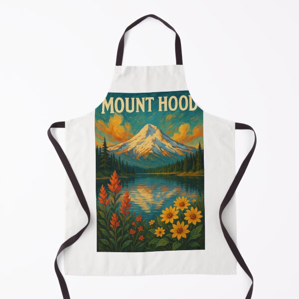 Item preview, Mount Hood Reflected in Trillium Lake with Summer Wildflowers designed and sold by Places On Earth.