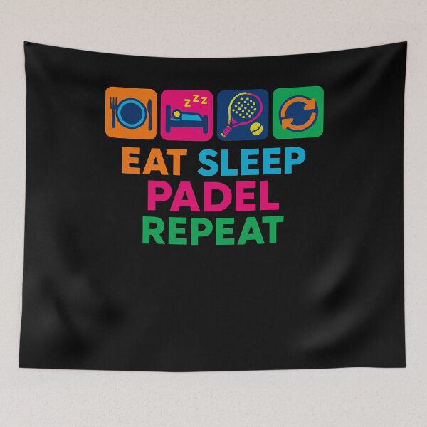 Item preview, Eat Sleep Padel Repeat Funny Padel Tennis designed and sold by LuminOrb.