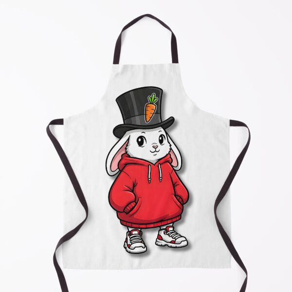 Item preview, A CUTE RABBIT WEARING A TOP HAT AND RED SWEATSHIRT designed and sold by infinitearte.